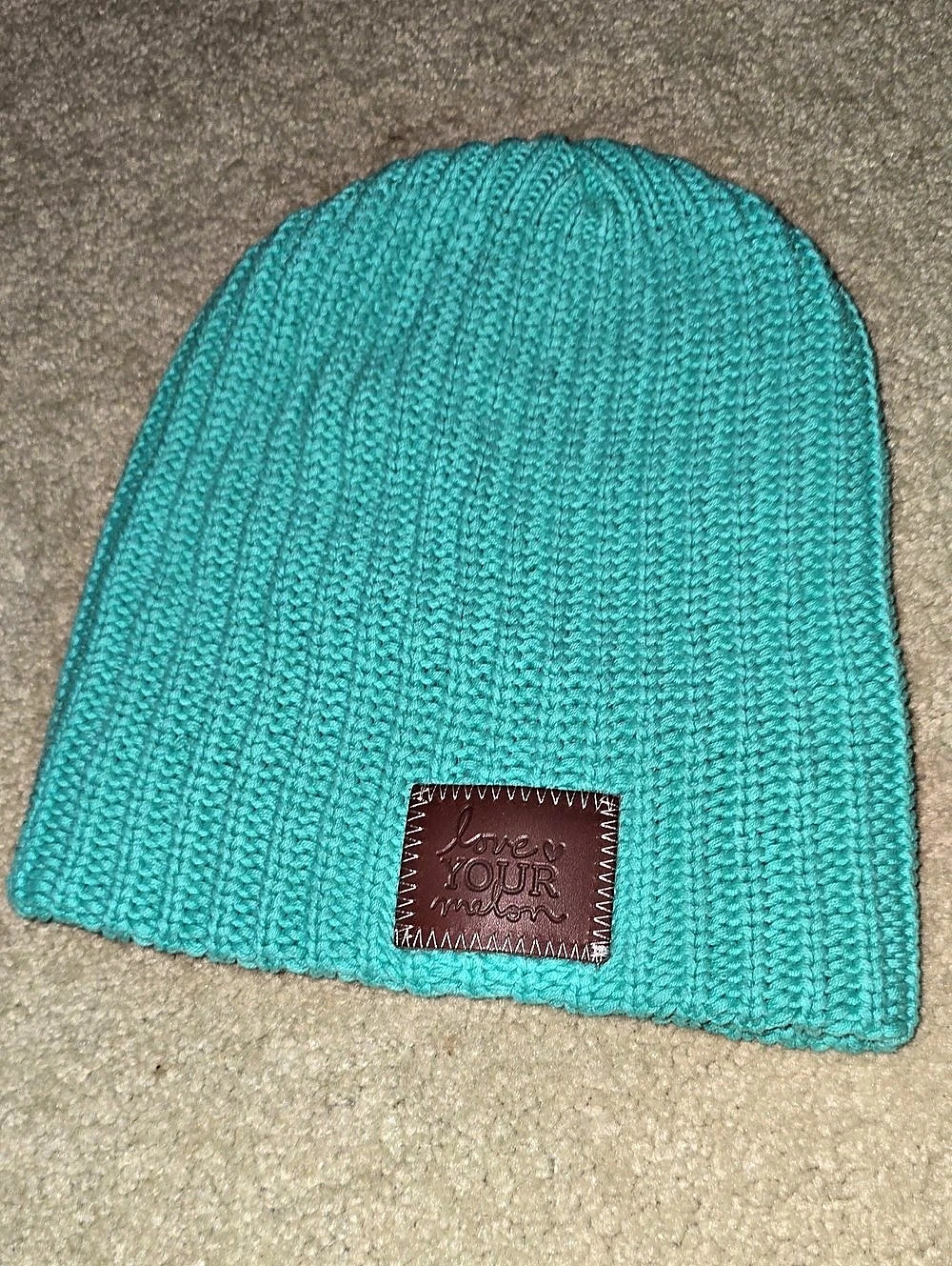Love Your Melon Classic Beanie Teal Green
